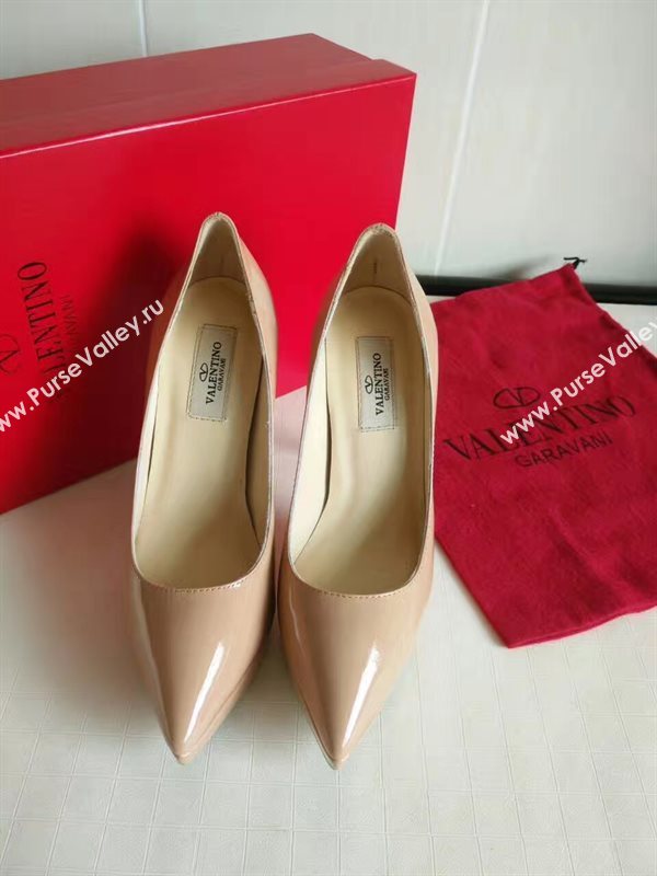 Valentino 12cm heels sandals nude paint shoes 4175