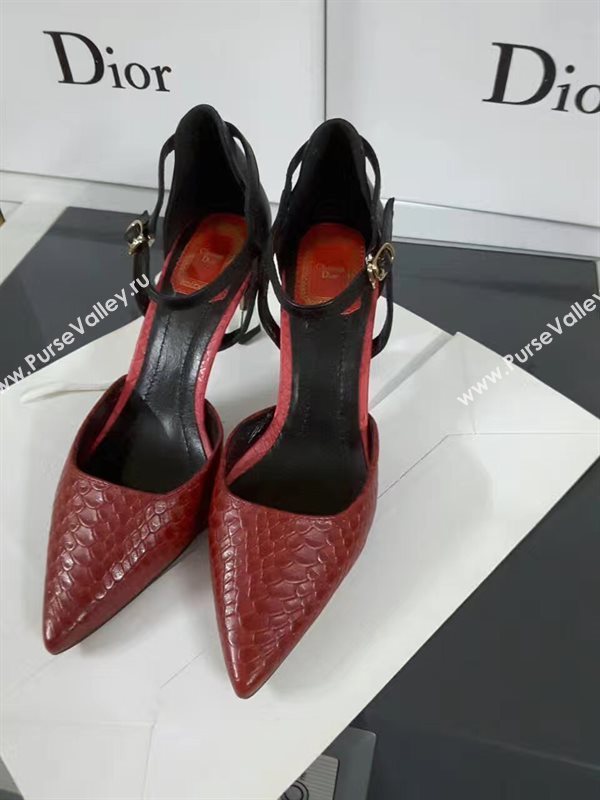Dior heels wine sandals shoes 4179