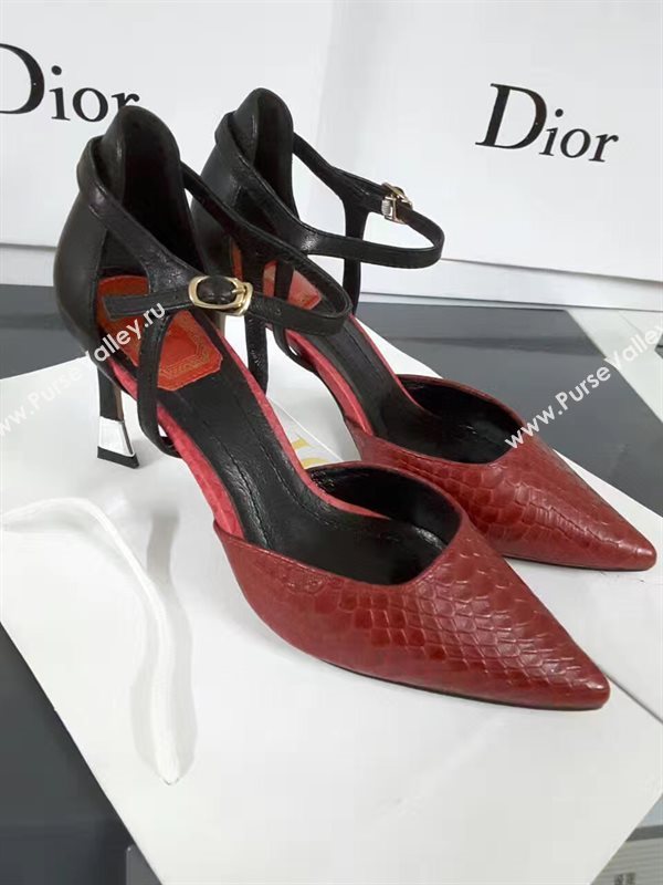 Dior heels wine sandals shoes 4179
