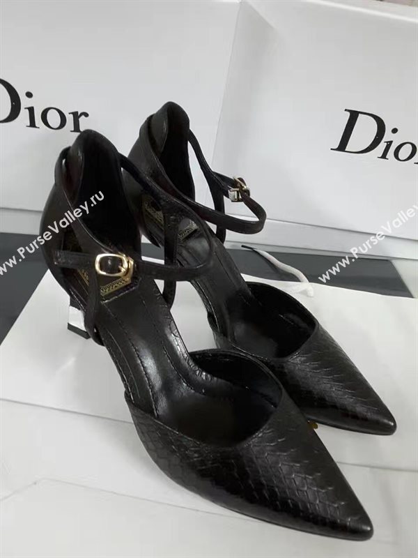 Dior heels black sandals shoes 4180