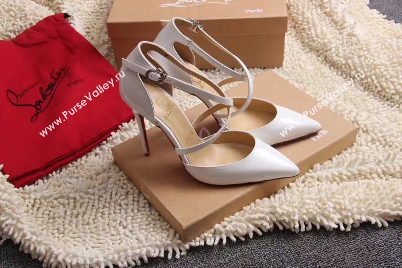 Christian Louboutin heels paint sandals shoes 4181