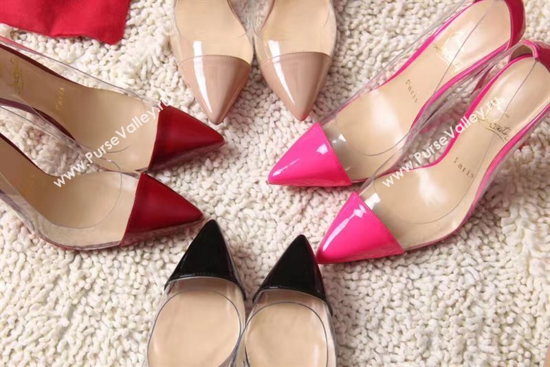 Christian Louboutin 11cm heels paint sandals shoes 4183