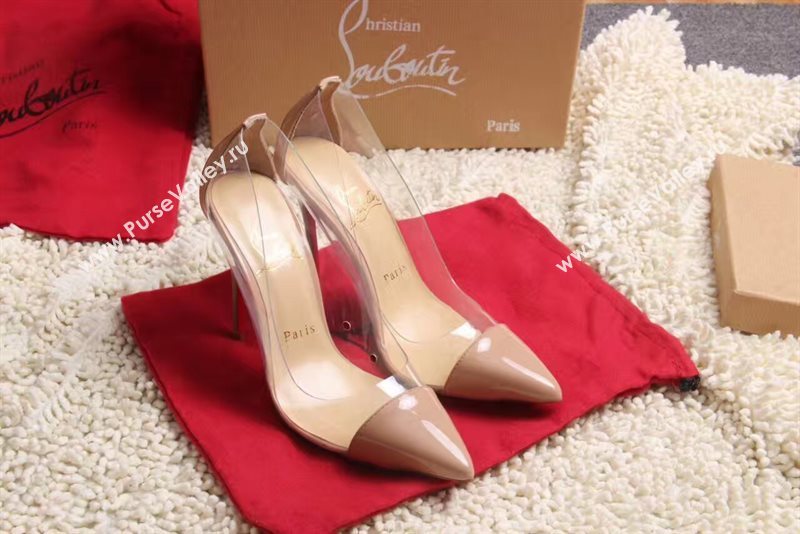 Christian Louboutin 11cm heels paint sandals shoes 4183