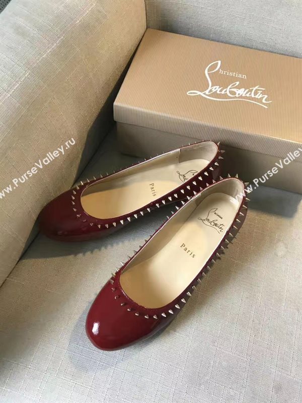 Christian Louboutin wine sandals shoes 4190