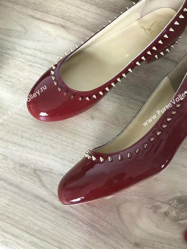 Christian Louboutin wine sandals shoes 4190