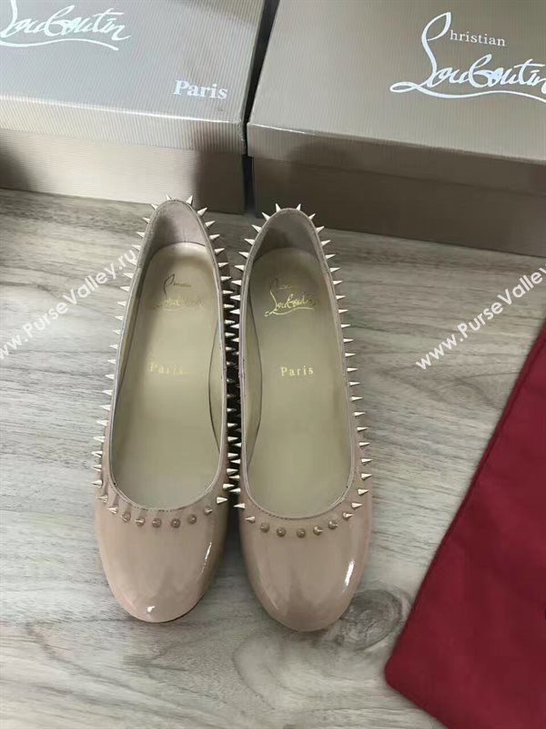 Christian Louboutin nude sandals shoes 4191