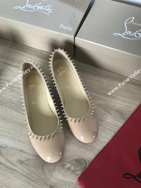 Christian Louboutin nude sandals shoes 4191