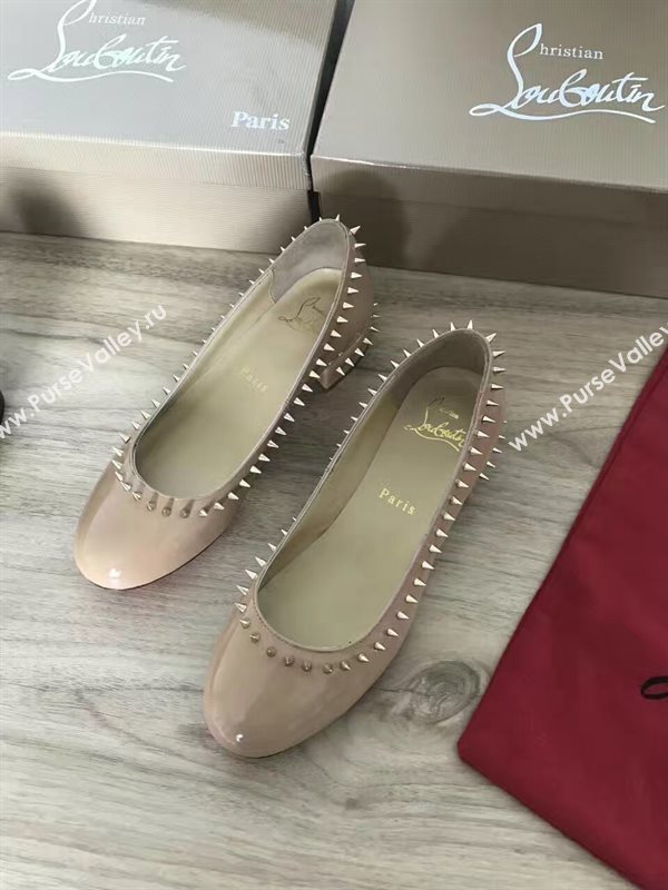 Christian Louboutin nude sandals shoes 4191