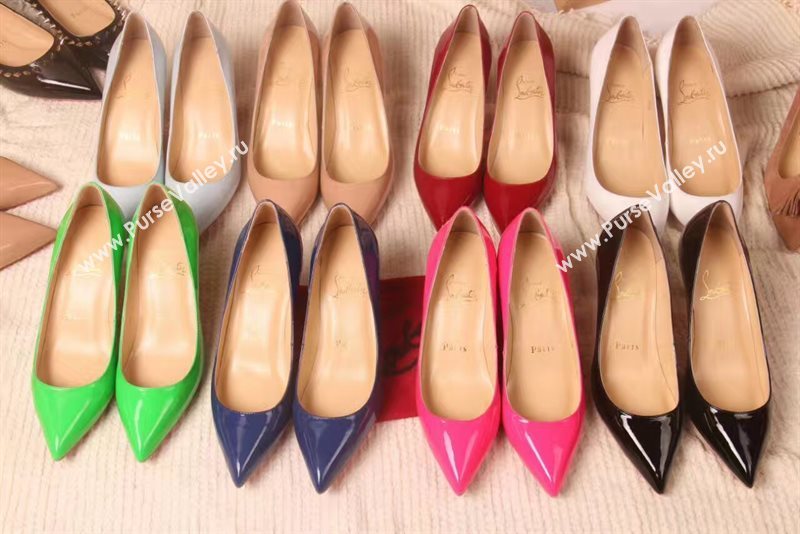 Christian Louboutin CL red soled 7cm sandals heels shoes 4194