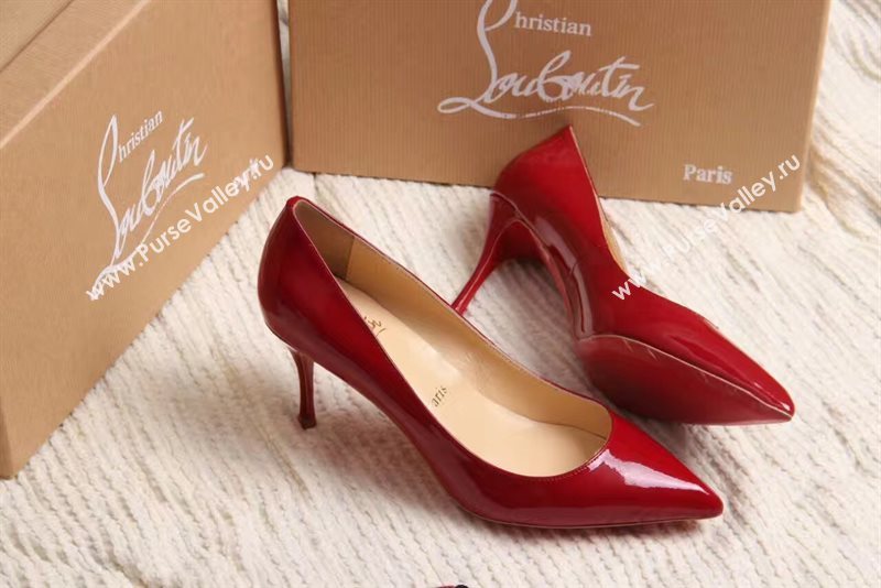 Christian Louboutin CL red soled 7cm sandals heels shoes 4194