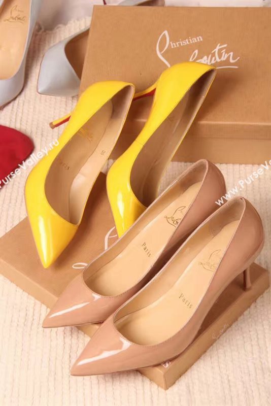 Christian Louboutin CL red soled 7cm sandals heels shoes 4194