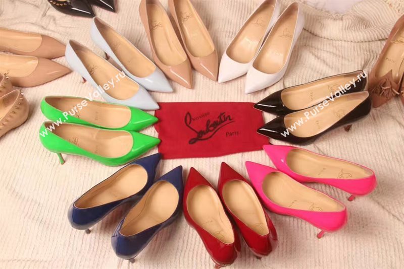 Christian Louboutin CL paint 7cm sandals heels shoes 4195