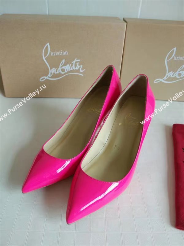 Christian Louboutin CL paint 7cm sandals heels shoes 4195