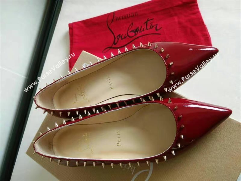 Christian Louboutin flats paint sandals shoes 4196