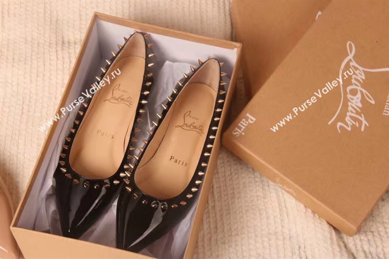 Christian Louboutin flats paint sandals shoes 4196