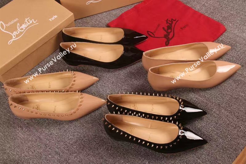 Christian Louboutin flats paint sandals shoes 4196