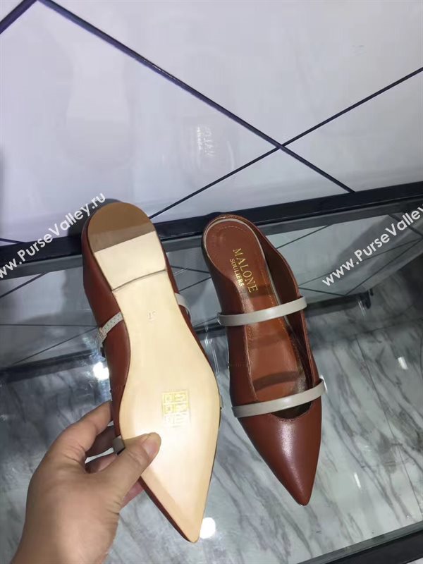 Malone souliers flats brown sandals shoes 4104