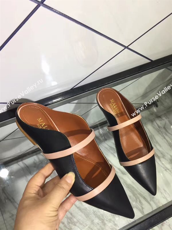 Malone souliers flats black sandals shoes 4105