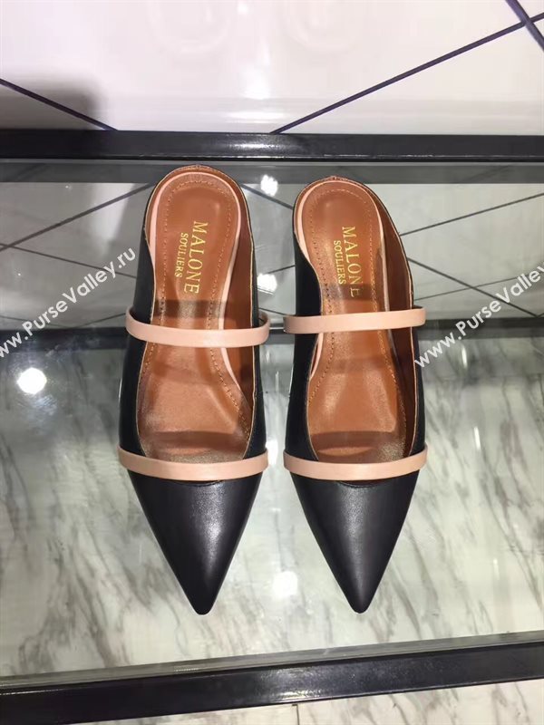Malone souliers flats black sandals shoes 4105