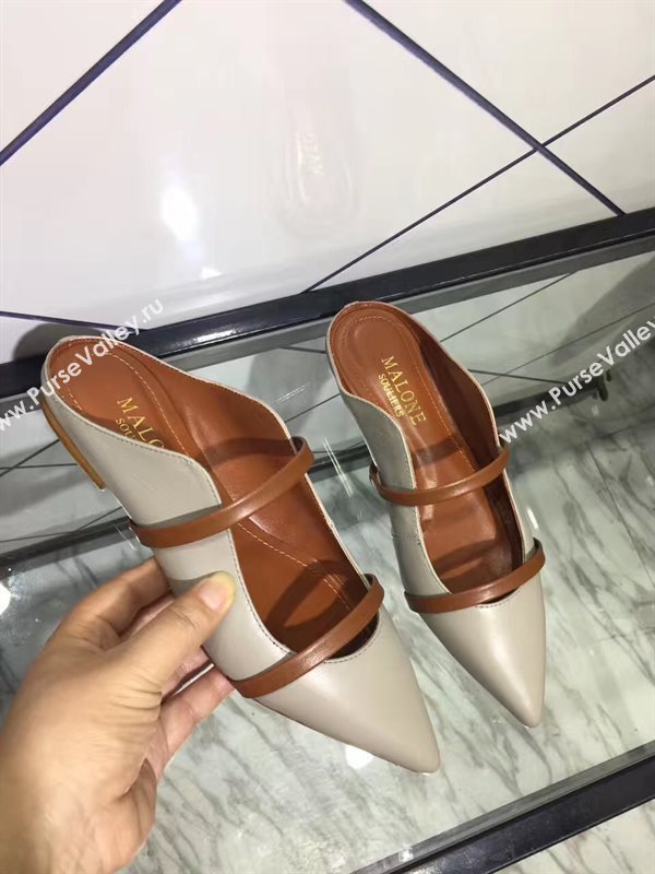 Malone souliers flats sandals gray light shoes 4106