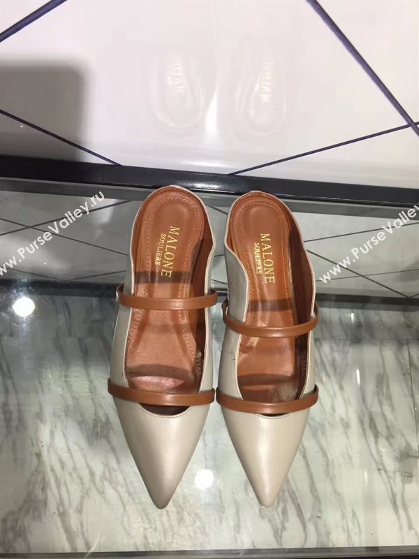 Malone souliers flats sandals gray light shoes 4106
