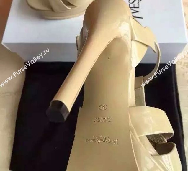 YSL tribute heels sandals nude paint shoes 4121