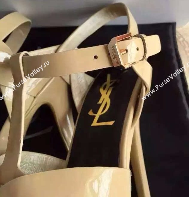 YSL tribute heels sandals nude paint shoes 4121