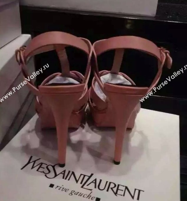 YSL tribute heels sandals pink baby shoes 4128