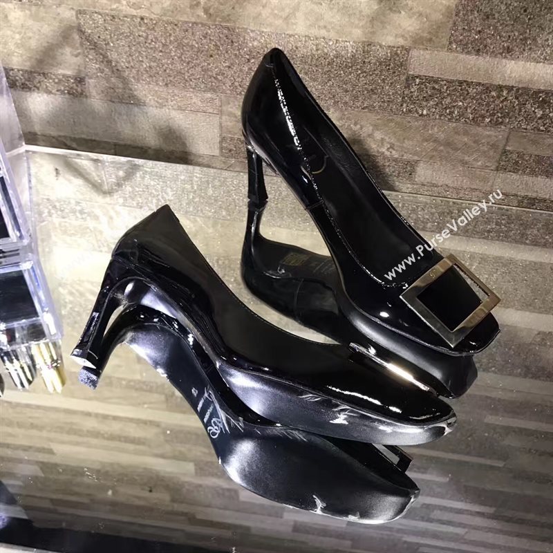 Roger Vivier RV black heels shoes 4240