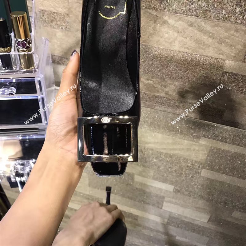 Roger Vivier RV black heels shoes 4240