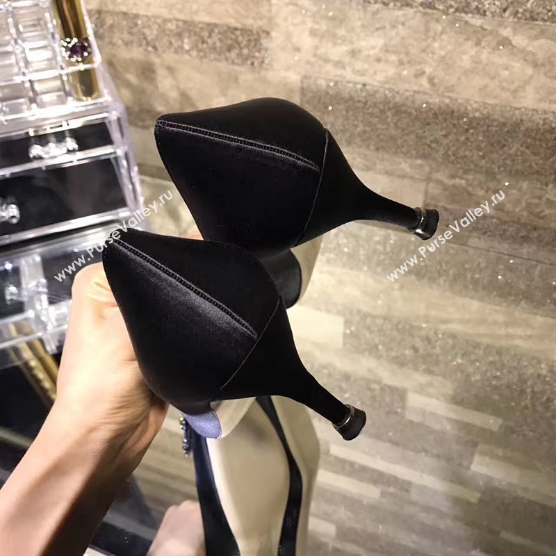 Manolo Blahnik MB black heels shoes 4248
