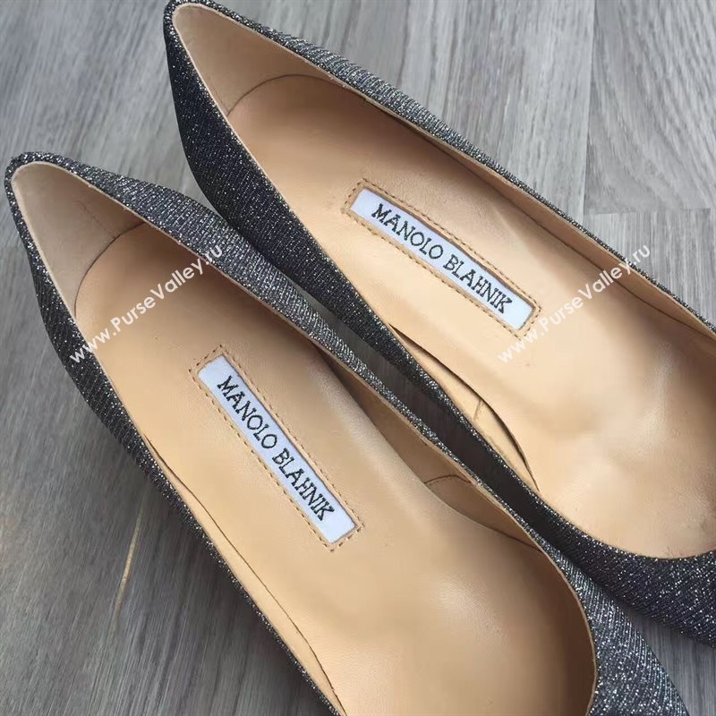 Manolo Blahnik MB gray heels shoes 4250