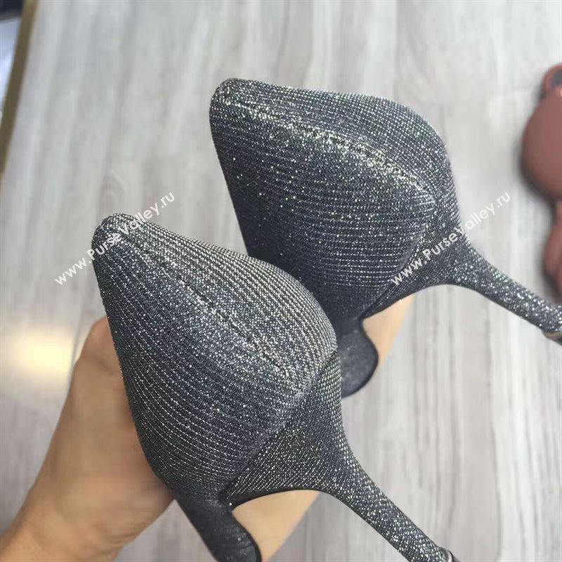Manolo Blahnik MB gray heels shoes 4250