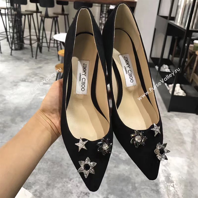 Jimmy Choo JC black heels shoes 4255
