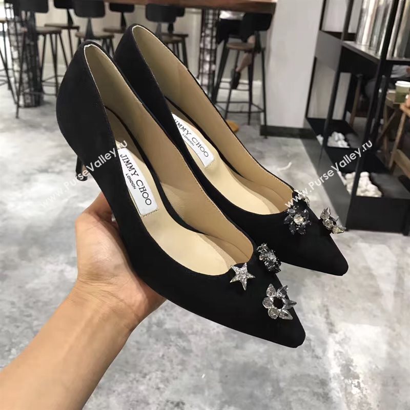Jimmy Choo JC black heels shoes 4255