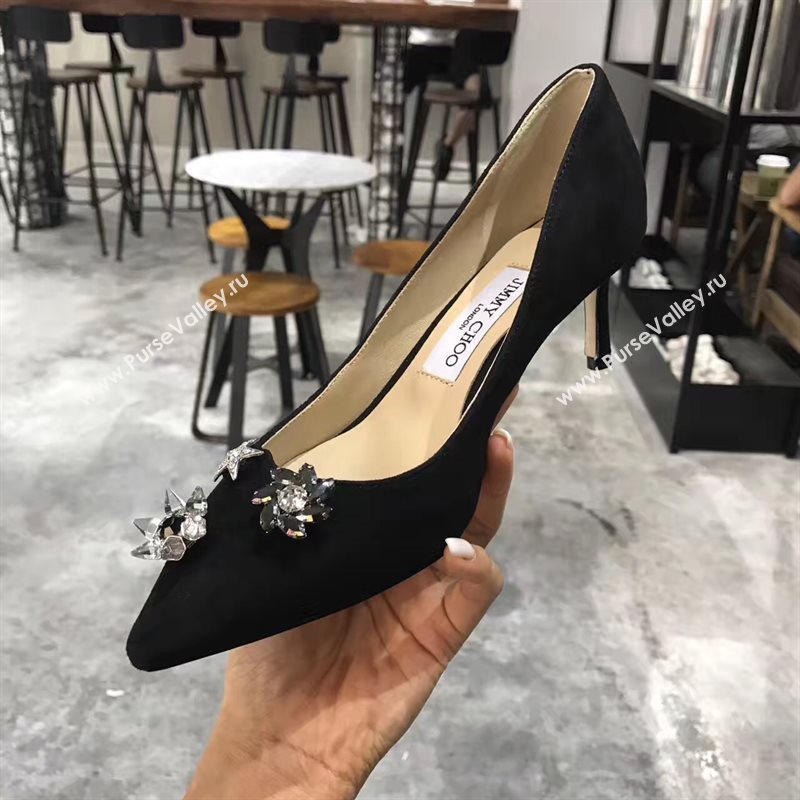 Jimmy Choo JC black heels shoes 4255
