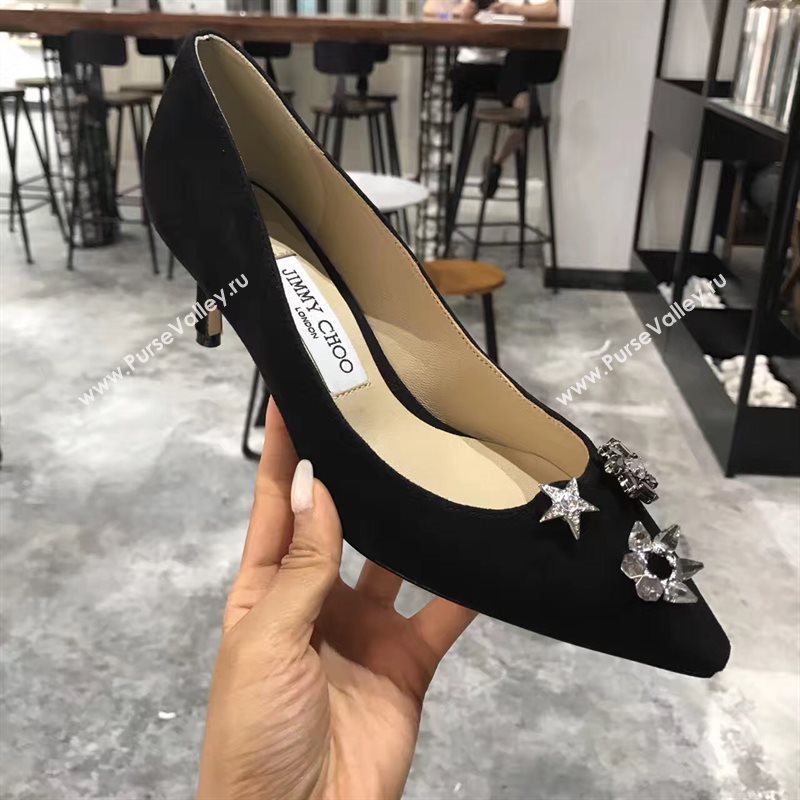 Jimmy Choo JC black heels shoes 4255