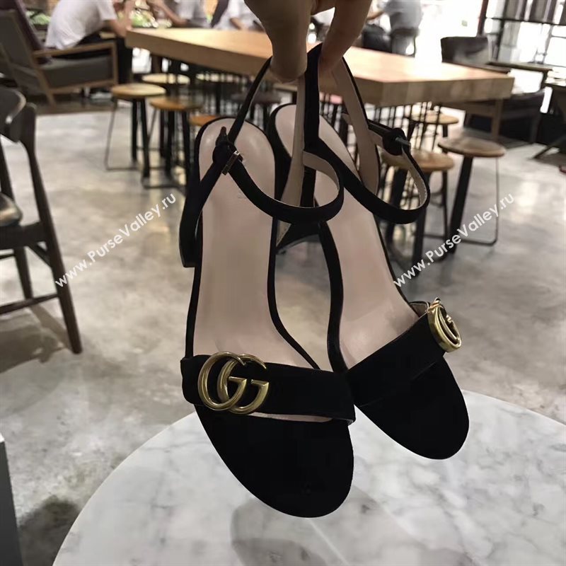 Gucci heels black sandals Shoes 4257