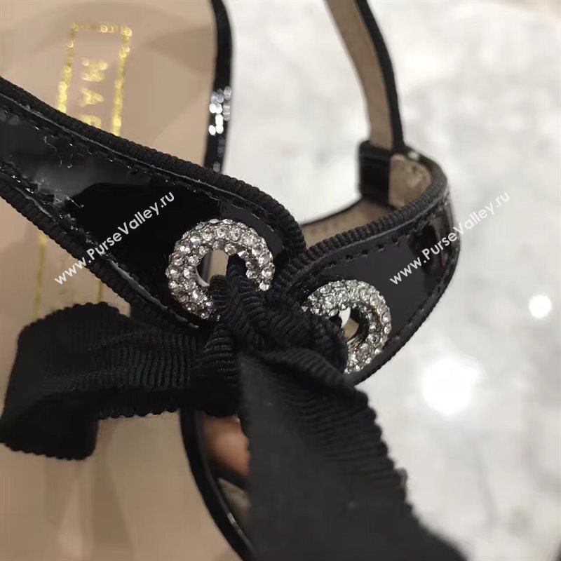 Marcby Marc Jacob heels sandals black paint shoes 4259