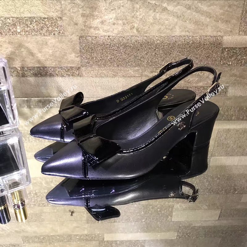 Chanel black heels Shoes 4264