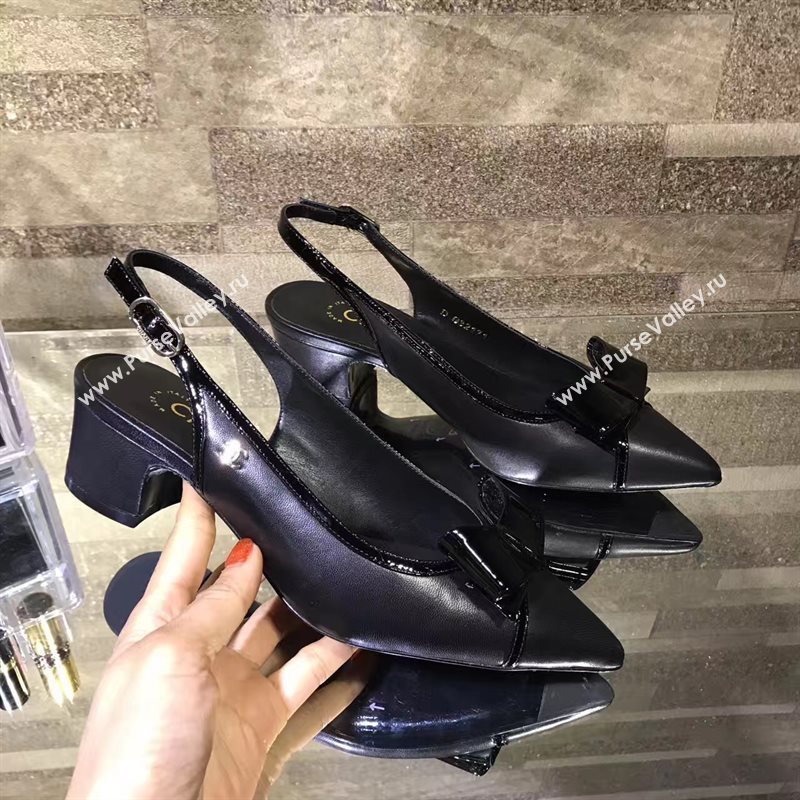 Chanel black heels Shoes 4264