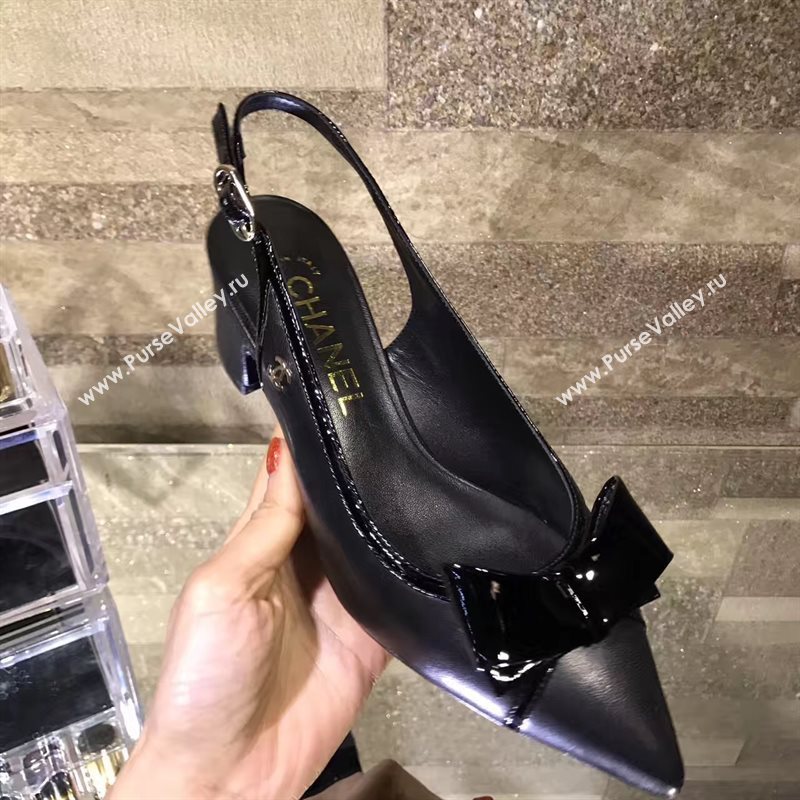 Chanel black heels Shoes 4264