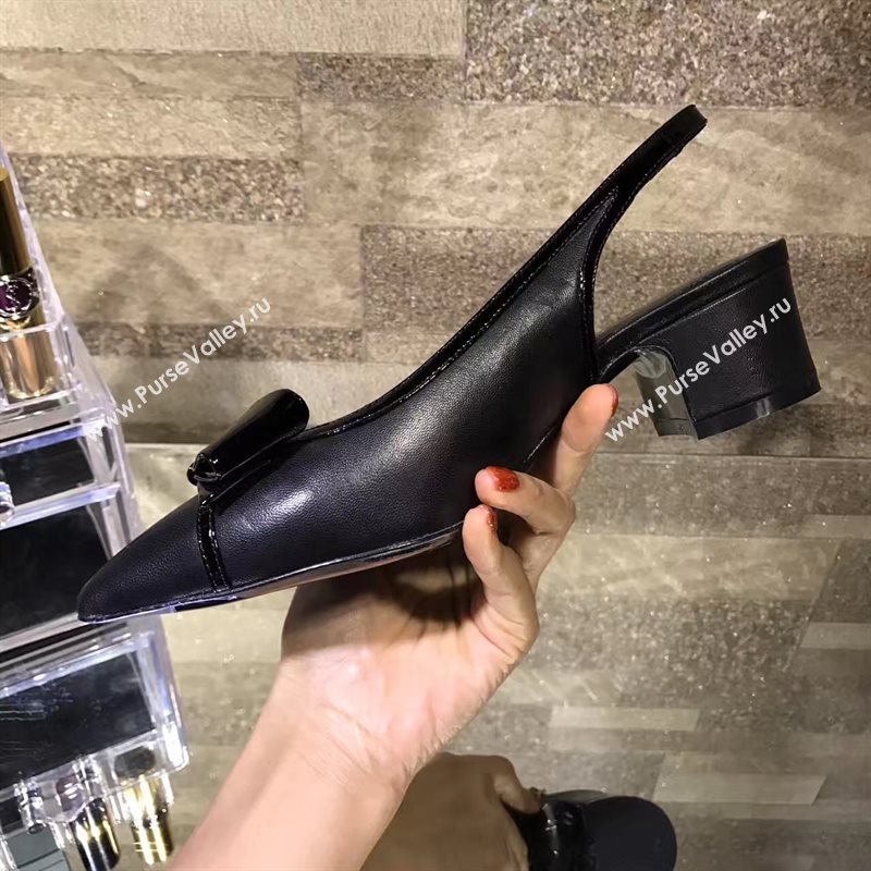 Chanel black heels Shoes 4264