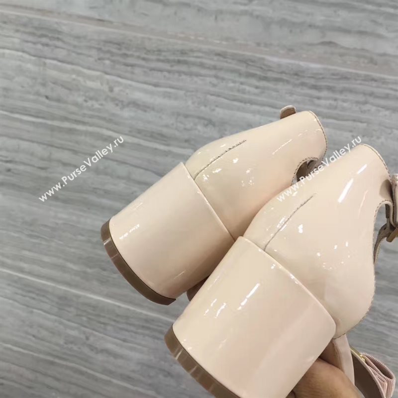 Ferragamo heels nude sandals shoes 4265