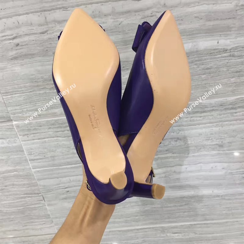 Ferragamo heels blue sandals shoes 4270