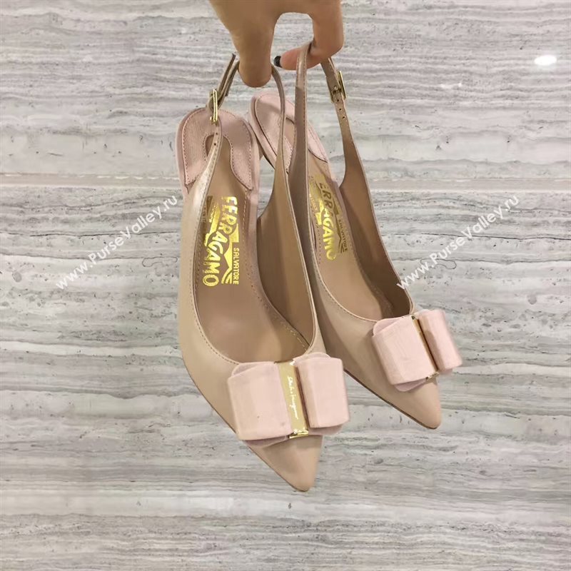 Ferragamo nude sandals heels shoes 4271