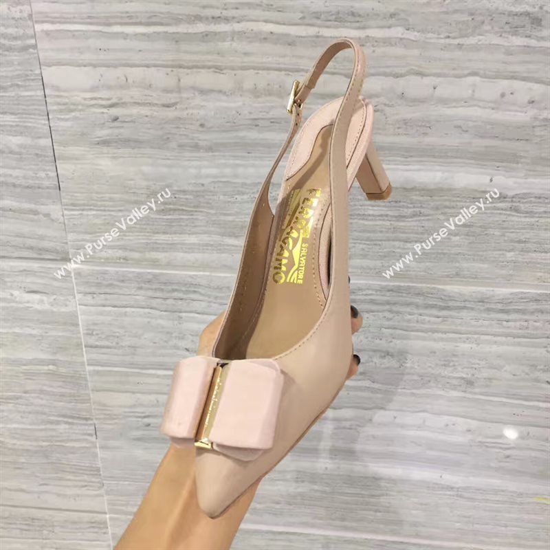 Ferragamo nude sandals heels shoes 4271