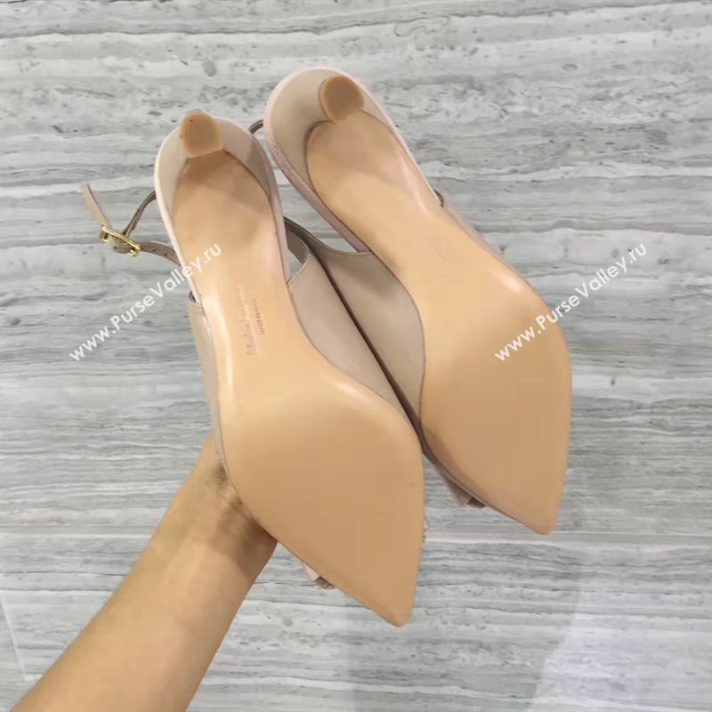 Ferragamo nude sandals heels shoes 4271