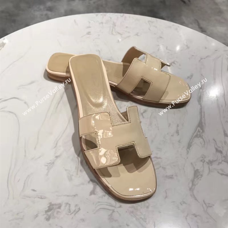 Hermes paint nude sandals shoes 4274