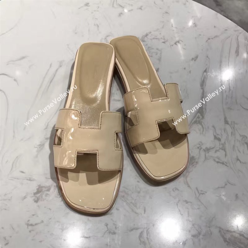 Hermes paint nude sandals shoes 4274